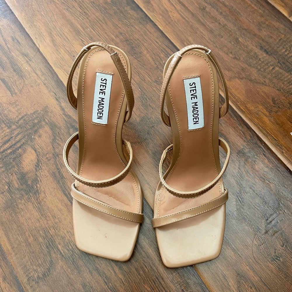 Steve Madden Square Toe Strappy Heel